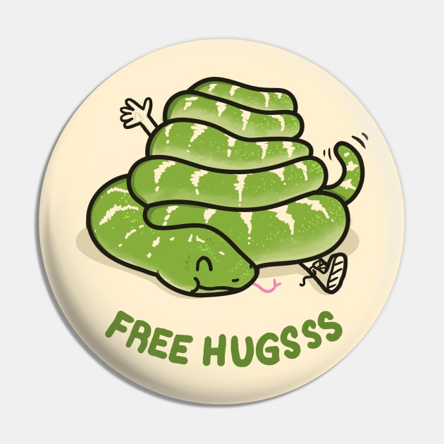 Free Hugsss Pin by Made With Awesome