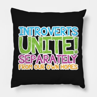 Introverts Unite! Pillow