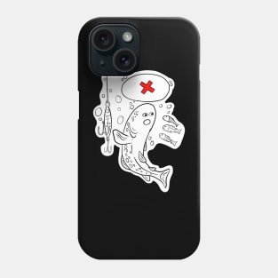 Trout say no to deep lure Phone Case