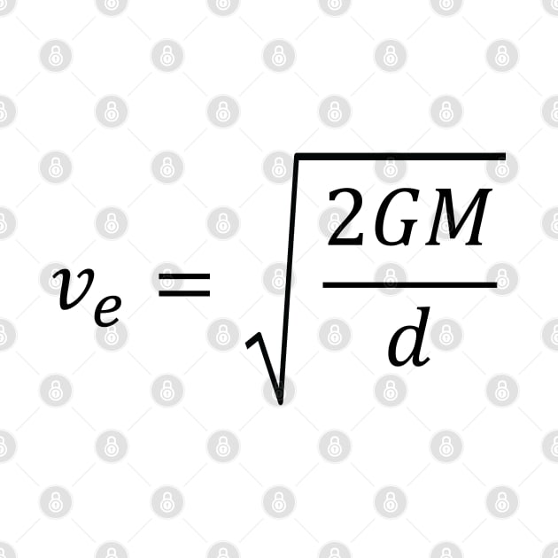 Escape Velocity, fundamental equation of space exploration by ScienceCorner