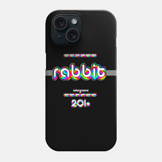 Rabbit 2010 ColorGroove Retro-Rainbow-Tube nostalgia (tf) Phone Case by Blackout Design