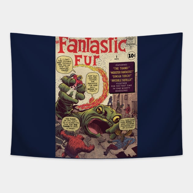 Fantastic Fur 1 Tapestry by ThirteenthFloor