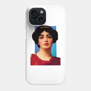 Greek Poet Sappho illustration Phone Case