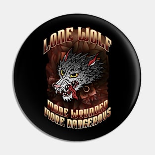 Lone Wolf Pin