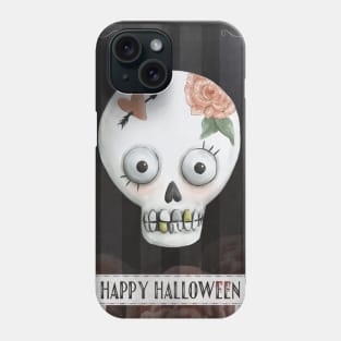 Skull And Roses Phone Case