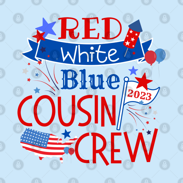 Cousin Crew Patriotic Fourth of July 2023 by MalibuSun