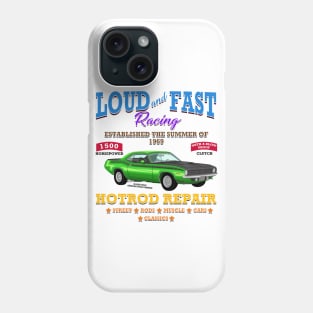 Loud & Fast Racing Muscle Car Garage Novelty Gift Phone Case