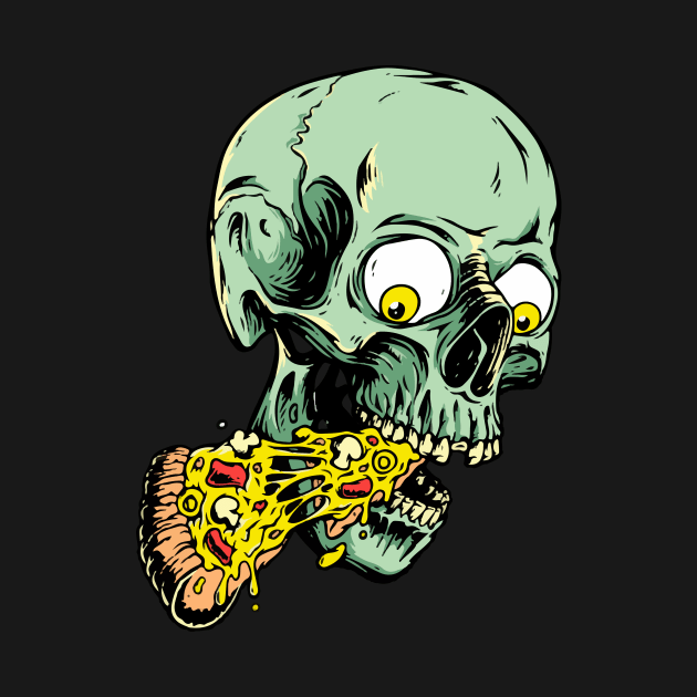 skeleton pizza by awesome98