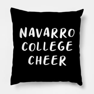 Navarro College Cheer (Black) Pillow