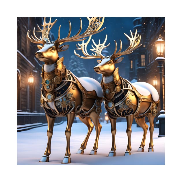 Mech Reindeer by Planet Jiberish