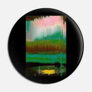 Uluru Australia Glitch - Contemporary Exclusive Modern Design Pin