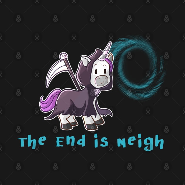 Grim Reaper Unicorn "The End is Neigh" by Wanderer Bat