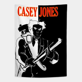 Casey Jones B&W Tapestry