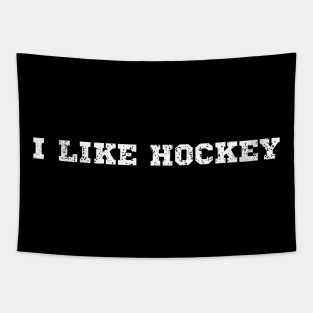 i like hockey Tapestry