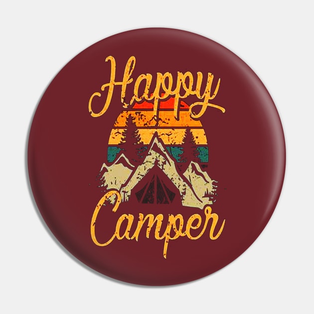 Happy Camper Pin by nicolasleonard