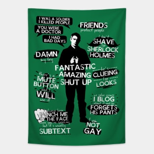 John Watson Quotes Tapestry