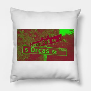 Seward Park Avenue & Orcas Street, Seattle, Washington by Mistah Wilson Pillow