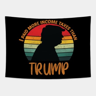 I Paid More Taxes Than Trump Tapestry