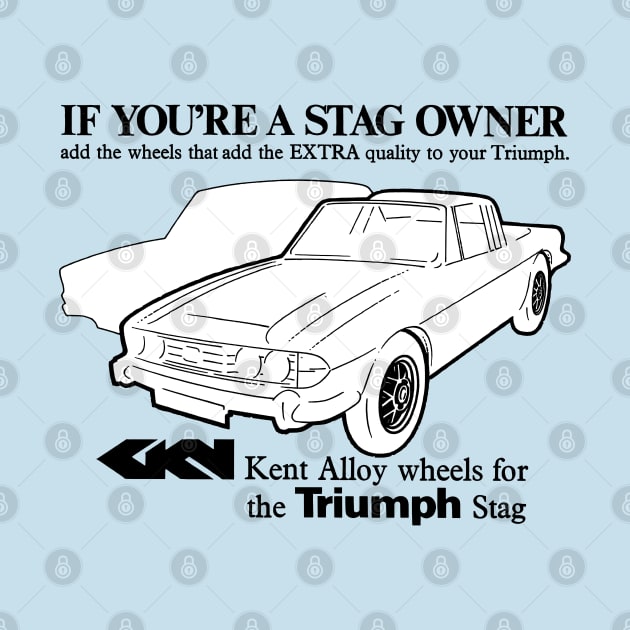 TRIUMPH STAG - advert by Throwback Motors