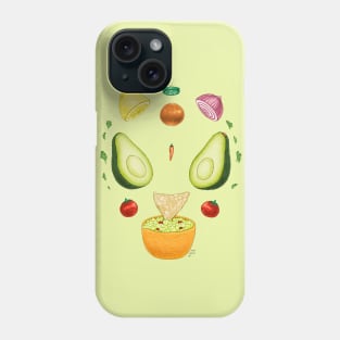 Avocado Diagram Phone Case