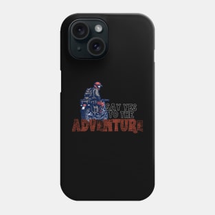 Say yes to the adventure bikers cool motorbike lovers. Phone Case