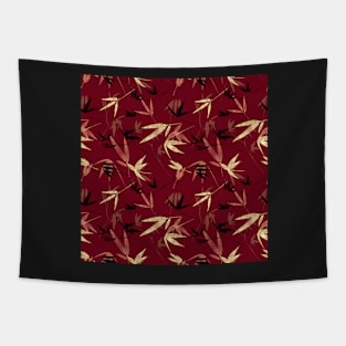 Bamboo leaves pattern Tapestry