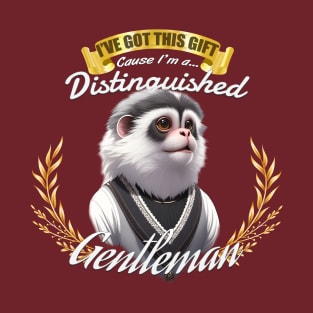 The Distinguished Marmoset Gentleman T-Shirt