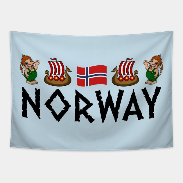 Norway Tapestry by HonuHoney