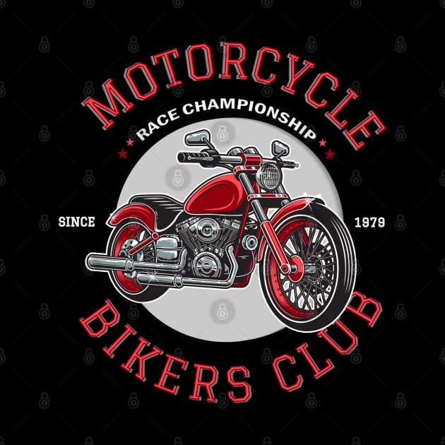 Motorcycle Bikers club by Kams_store