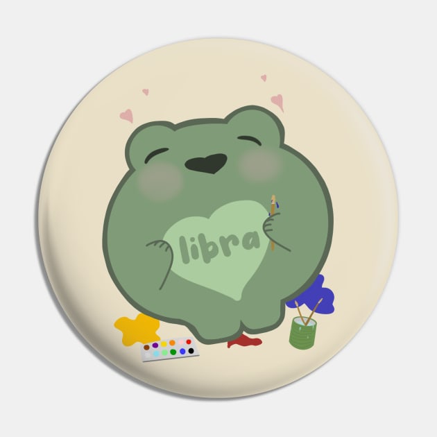 Libra Froggy Pin by claysus