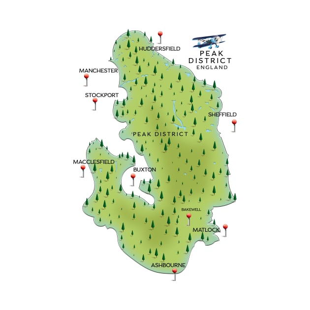 Peak District Map by nickemporium1