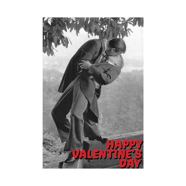 Happy Valentine's Day (Vintage Gay Greeting Card) by SNAustralia
