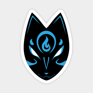 Cold Fire Fox mask Magnet