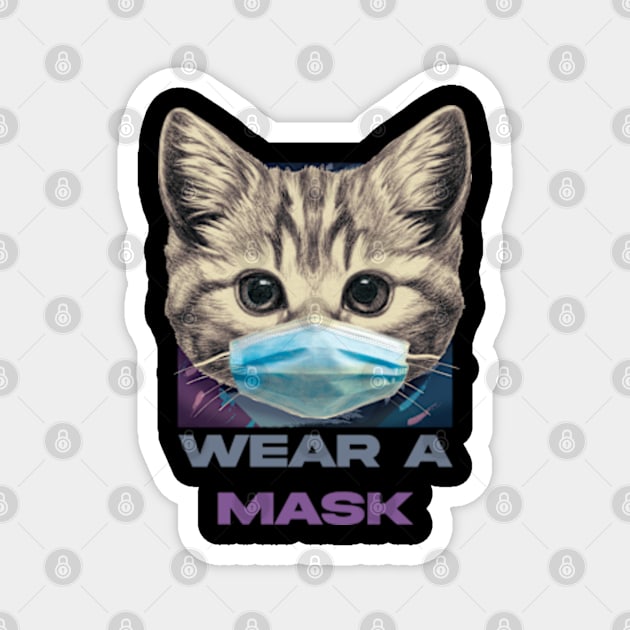 Wear a Mask Magnet by Frajtgorski