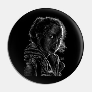 Bella Ramsey as Ellie from The Last of Us chalk style Pin