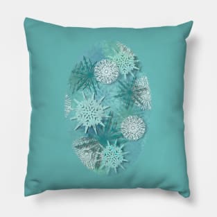 frosty winter Pillow