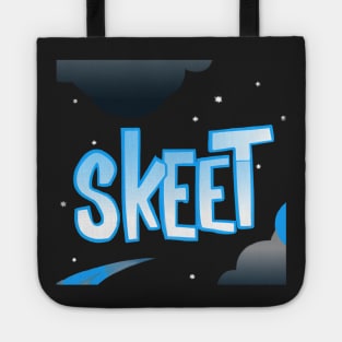 Aqua Blue Universe Skeet Tote