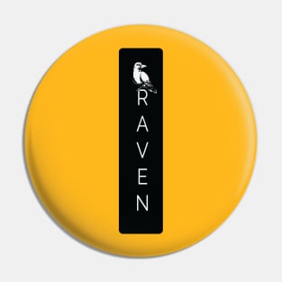 3rd eyed raven  luck Pin