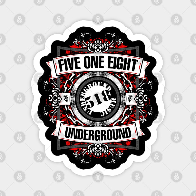 518 Crest Magnet by 518 Underground Music