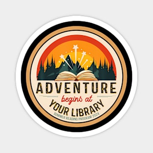 Summer Reading Program 2024 Adventure Begins At Your Library Magnet