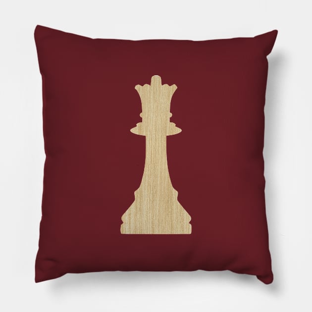 Queen Chess Pillow by Egit