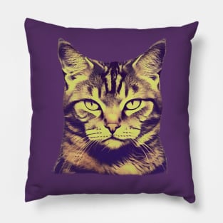 Vintage Cat Old Photo Design Pillow