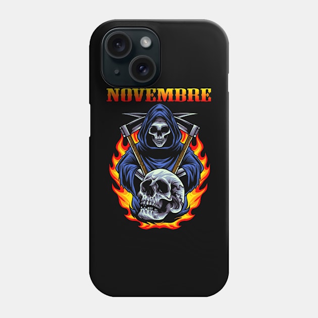 NOVEMBRE BAND Phone Case by Bronze Archer