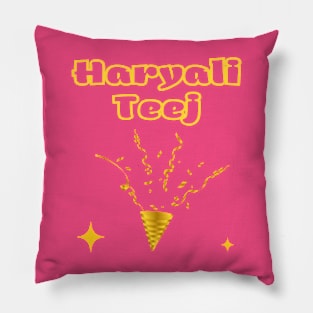 Indian Festivals - Haryali Teej Pillow