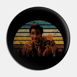 Cinematic Blues Anthem Intensity Screamin' Hawkins Vintage Scenes Apparel Pin