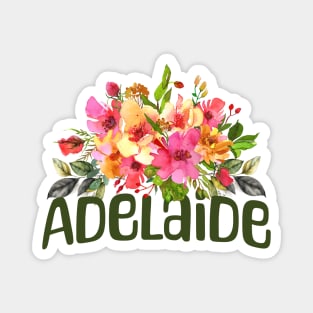 Adelaide, South Australia Floral Magnet