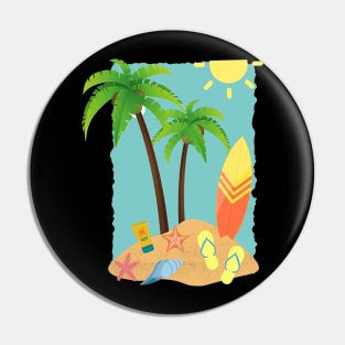 Beach summertime Adventure Explore the world travel lover palm tree sun Pin