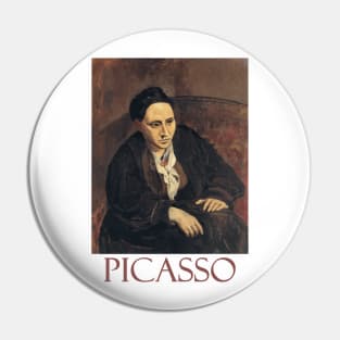 Portrait of Gertrude Stein by Pablo Picasso Pin