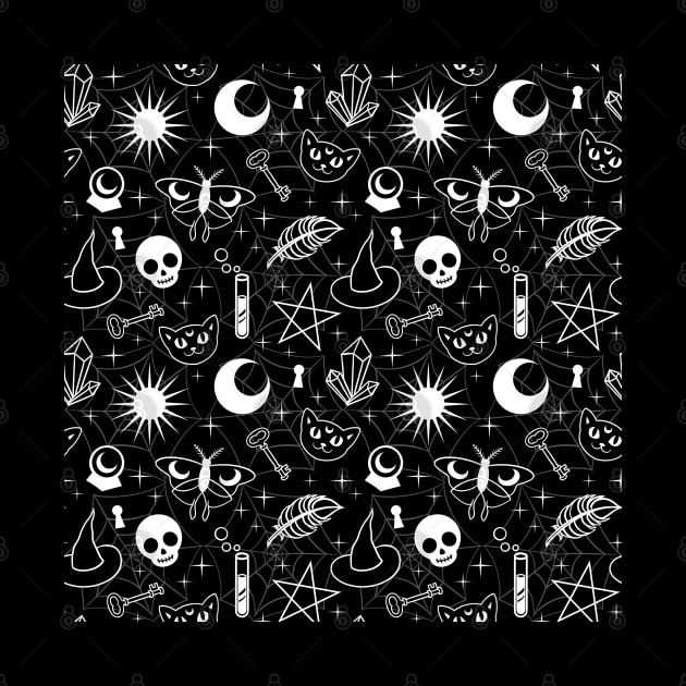 Witchy Cute Pattern by Ellador