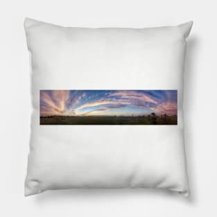 Pastel bridge of simple beauty Pillow